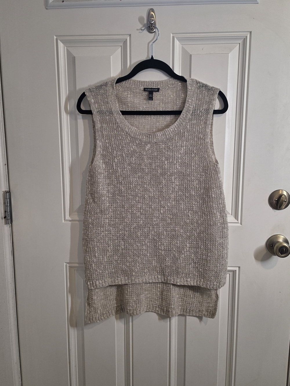 Eileen Fisher Organic Linen Blend High-Low Tunic